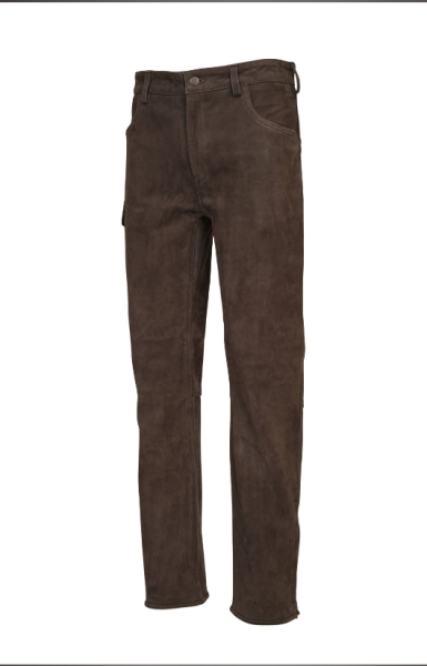 Stiefellederhose , Jagd Lederhose , Büffellederhose , Jagdhose , Stiefelhose " Hunter "